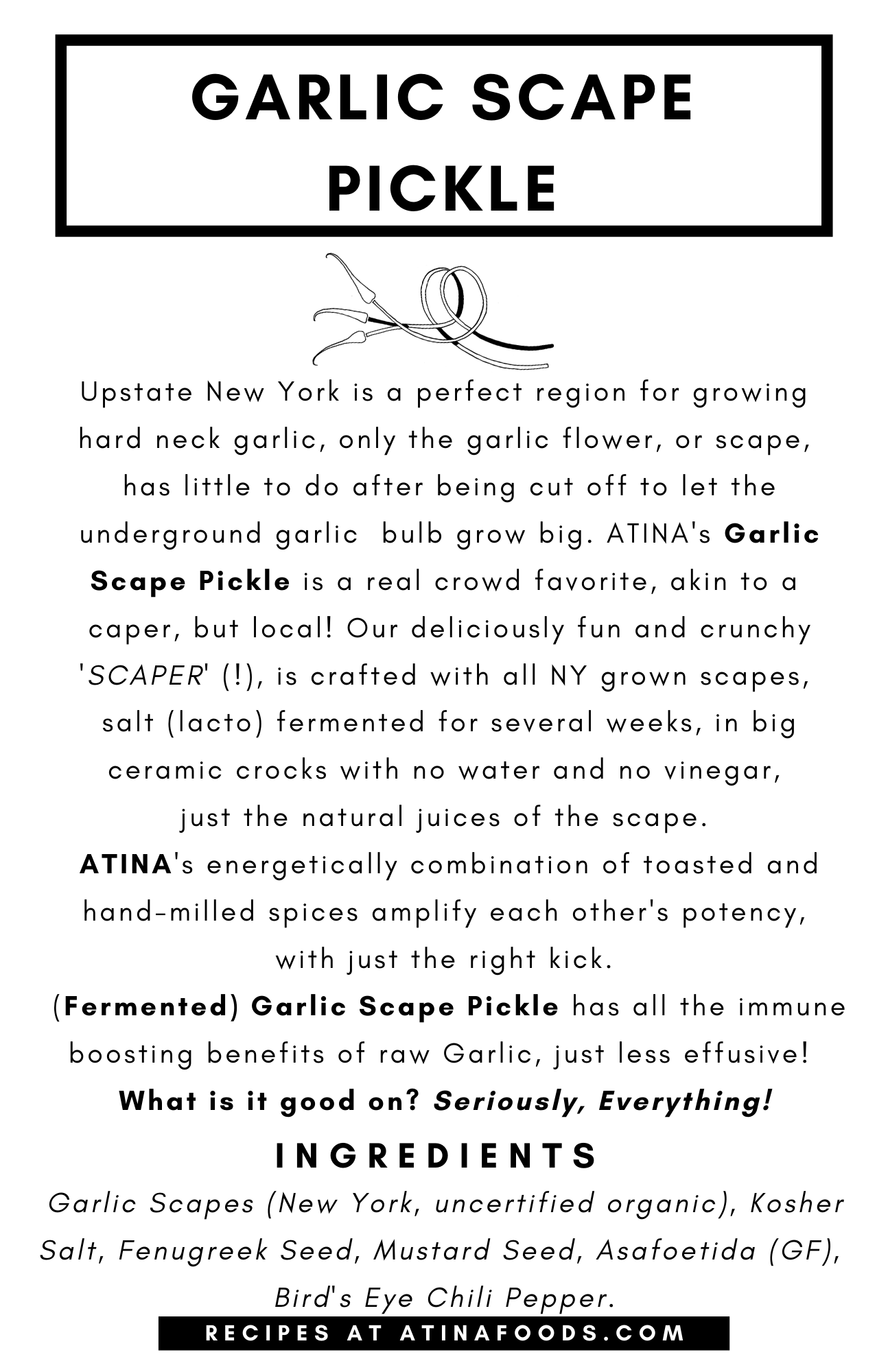 Atina Foods - Vente Légumes marinés - Cornichon à l'ail4