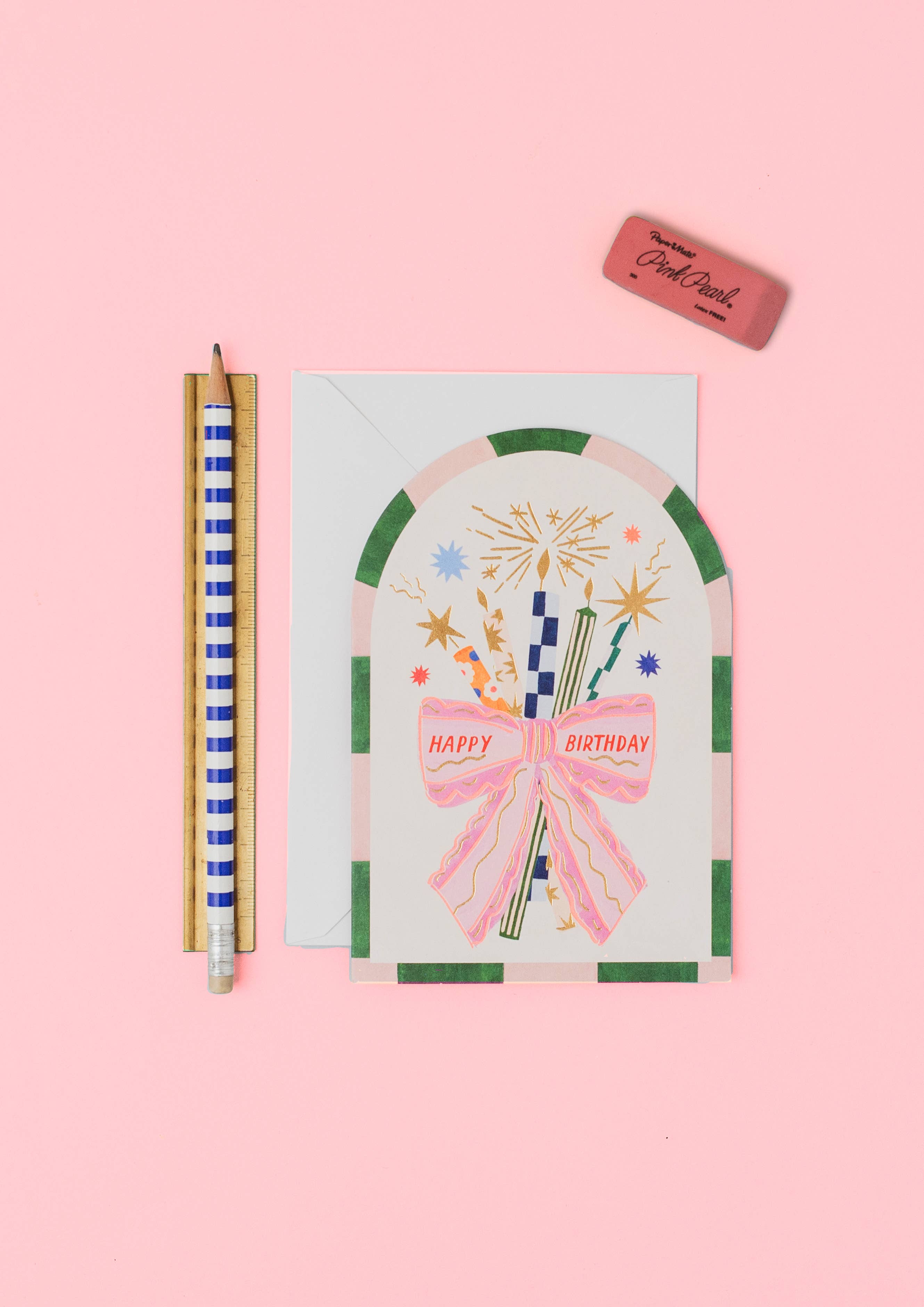 Hotchpotch - Wholesale Birthday Card - Pablo Open Birthday Candle Birthday Bow1