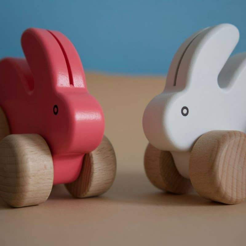 BAJO WOODEN TOYS - Wholesale Wood Toy - Kids - Wooden Small Rabbit (Jumping)6