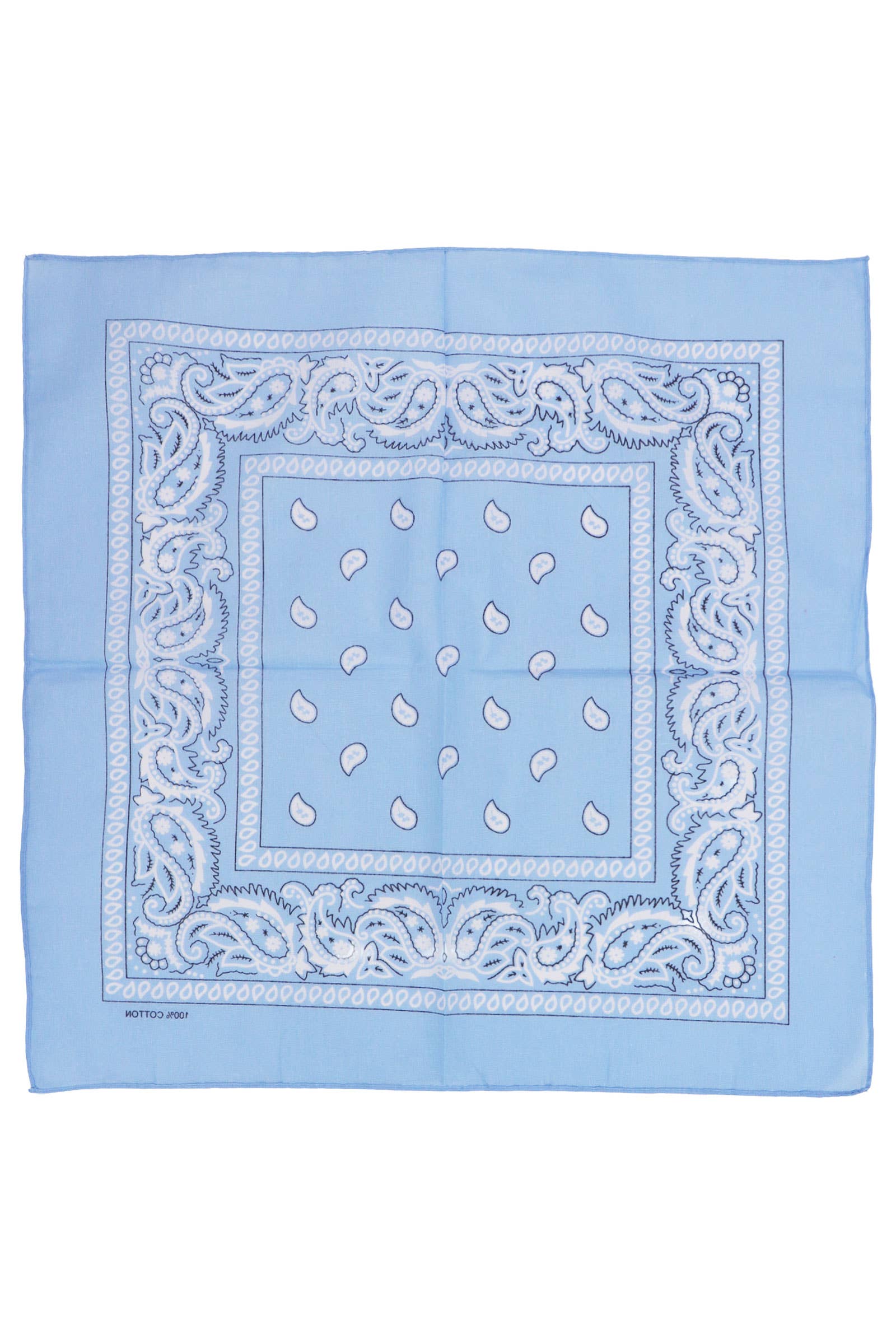 Cap Zone – Engroshandel Bandana - Dame – Klassisk firkantet bandana i bomuld med paisleyprint45