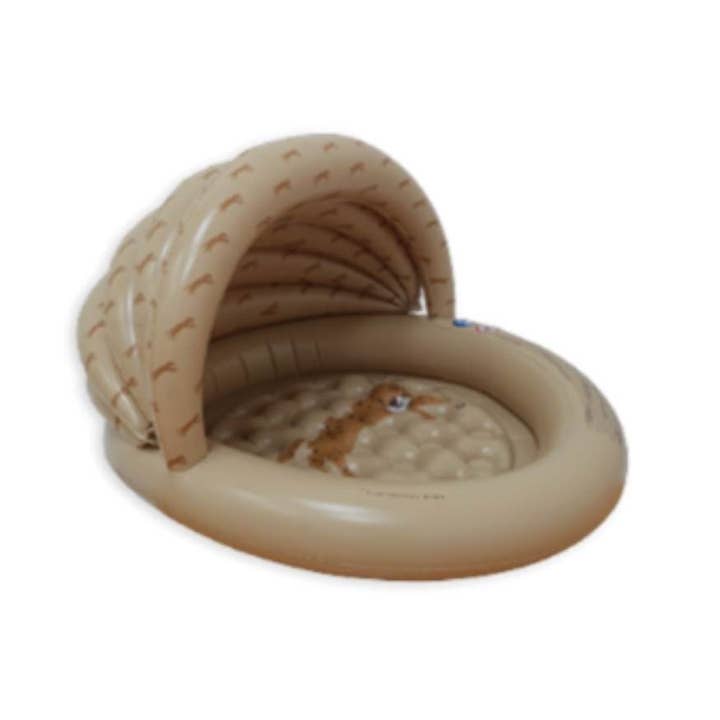 Axis Toys & Gifts - Wholesale Inflatables - Swim Essentials Inflatable Children's Pool with Canopy - Leopard, 100 cm - 77 cm