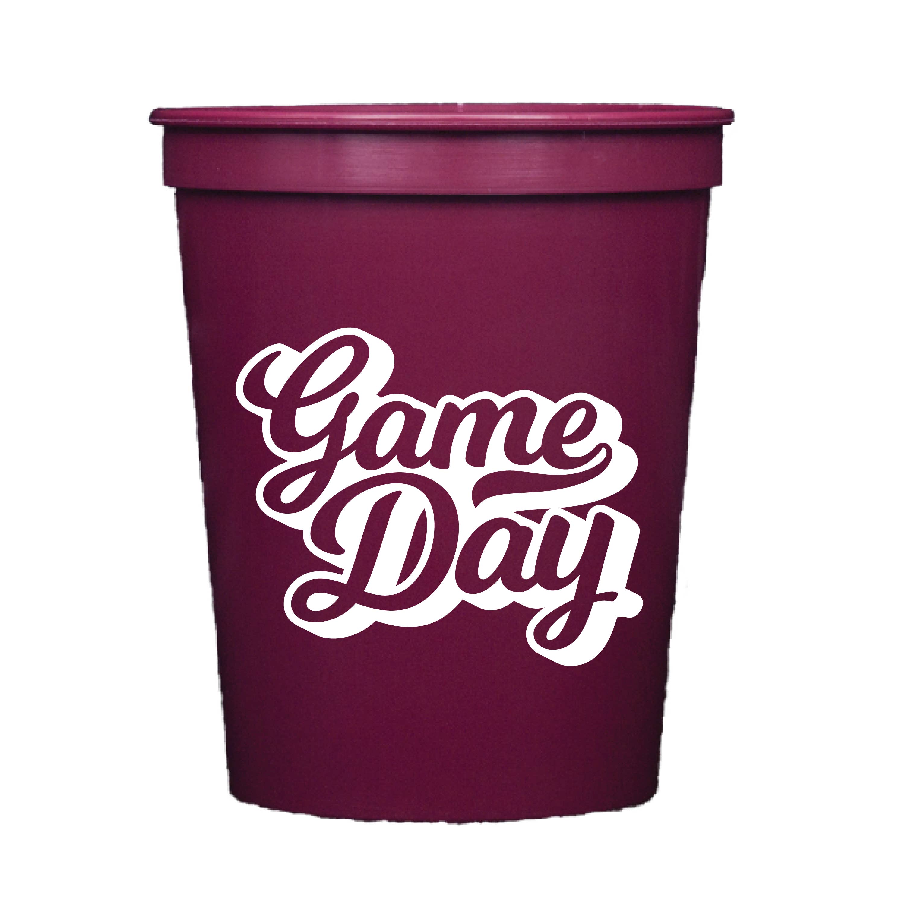 Victory Lap - Wholesale Disposable Cup - Game Day Cups - Maroon