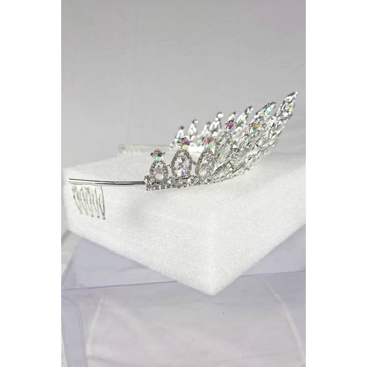 Chicas - Wholesale Tiara - Women's - Tiara with jewel rhinestones, one size fits all HT9744