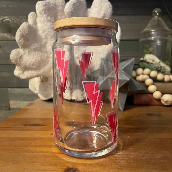 Mickee Mariee - Wholesale Drinking Glass/Cup - Lightning Glass Can Color options 16 or 20 oz Glass Can Cup3