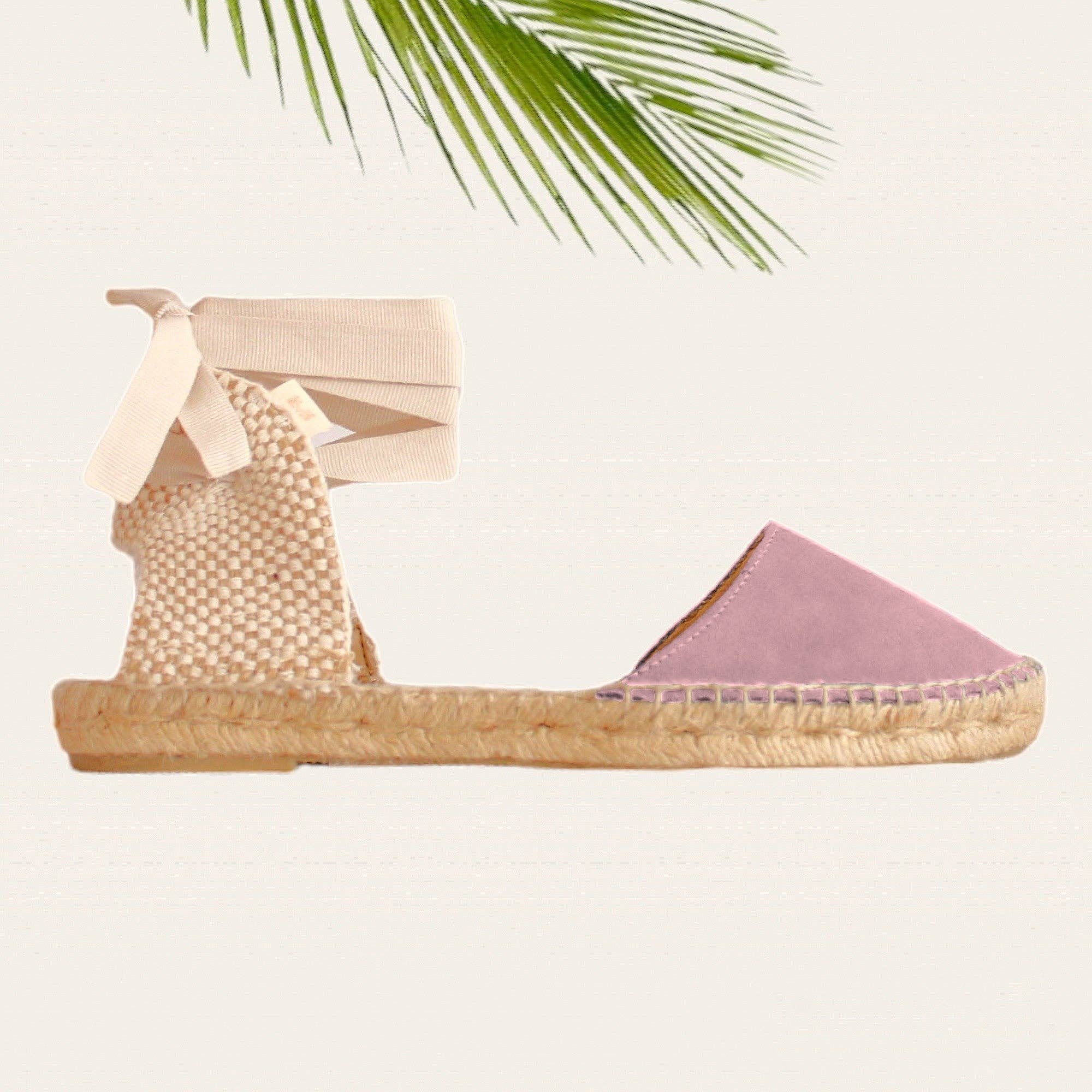 Las Mediterraneas – wholesale Sandaler - Dam – Platta espadriller i mocka för kvinnor - Storlek 35 till 453