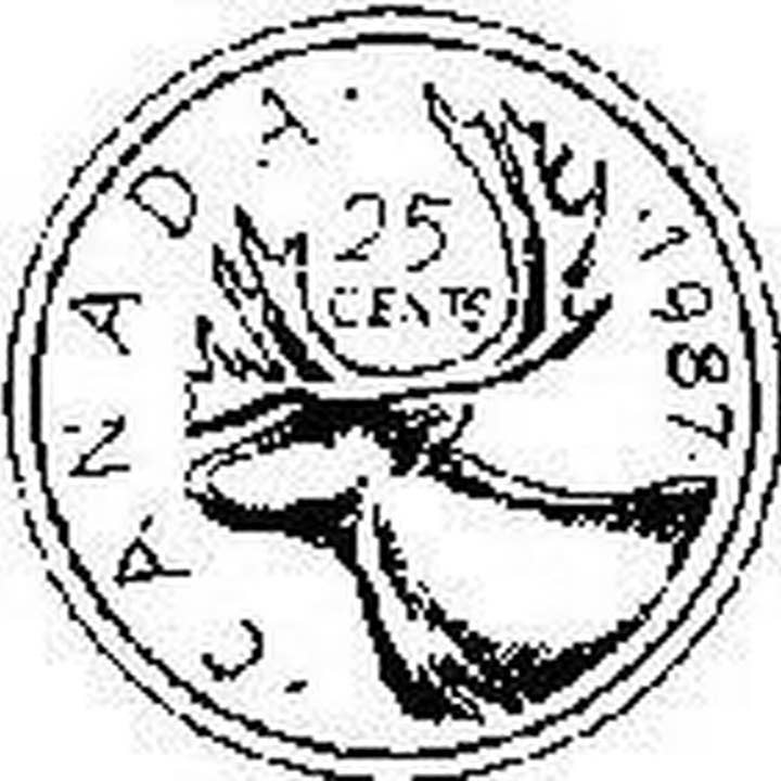 Canadian Quarter - Montagem aderente por atacado de Emerald Creek Craft Supplies