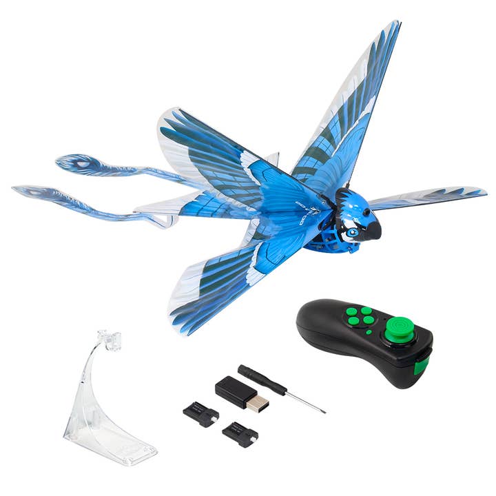 Zing - Wholesale Toy Set - Kids - Zing Go Go Bird Blue Jay - Remote Control Flying Bird
