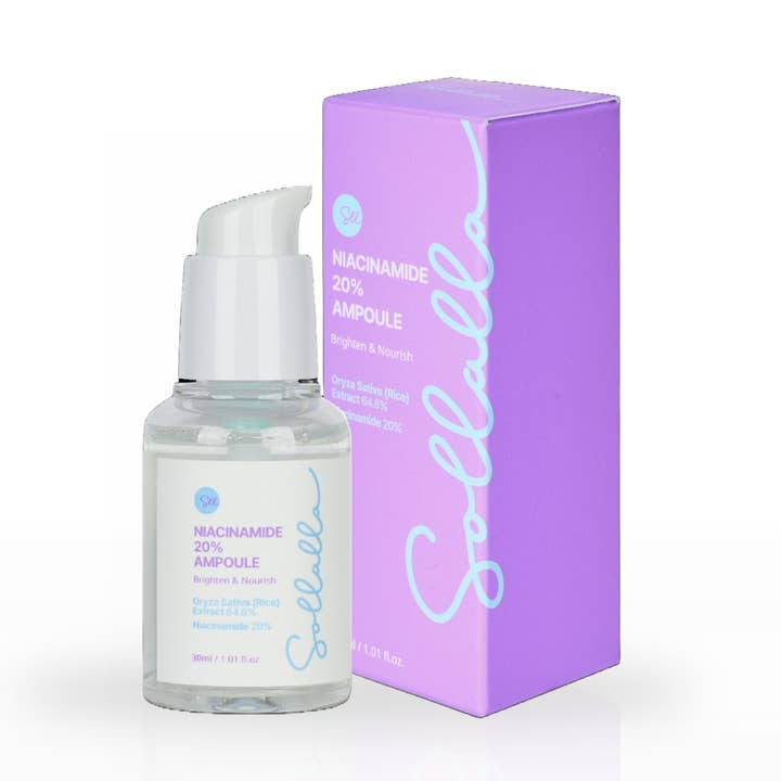 Sollalla Niacinamide 20% Ampoule 30mL for wholesale by The Naro