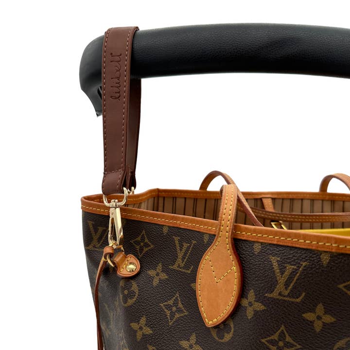 lilibell – wholesale Skötväska - Baby – Klassisk blöjväska M Beige & Dopi-krok Brun bunt