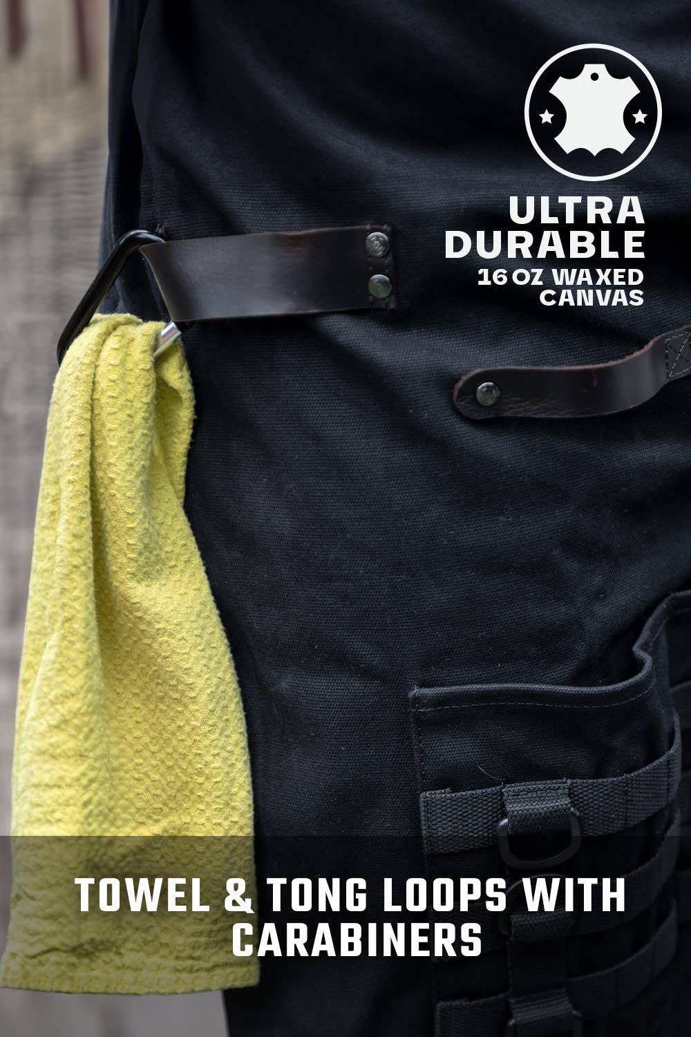 Dalstrong - Wholesale Kitchen/Utility Knife - BBQ Apron | Heavy-Duty Waxed Canvas | Dalstrong ©5