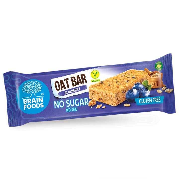 Brain Foods - Wholesale Snack Bar - Blueberry Flapjack1