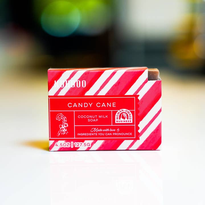 Candy Cane Bar Zeep voor wholesale door Kuhdoo Soap