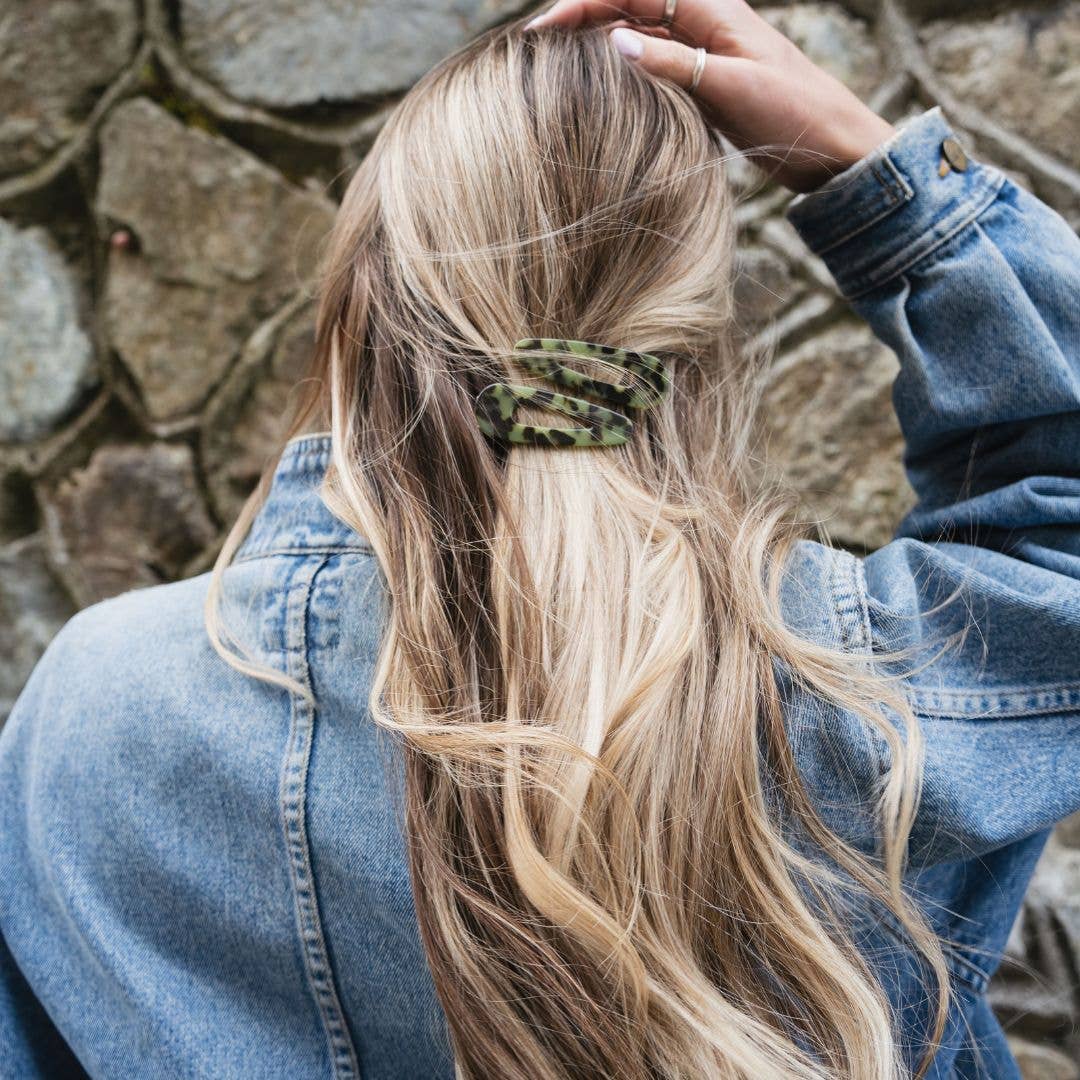 Green Room - Vente Pince à cheveux – femme - Pinces en forme d'crocodile - Triangle1