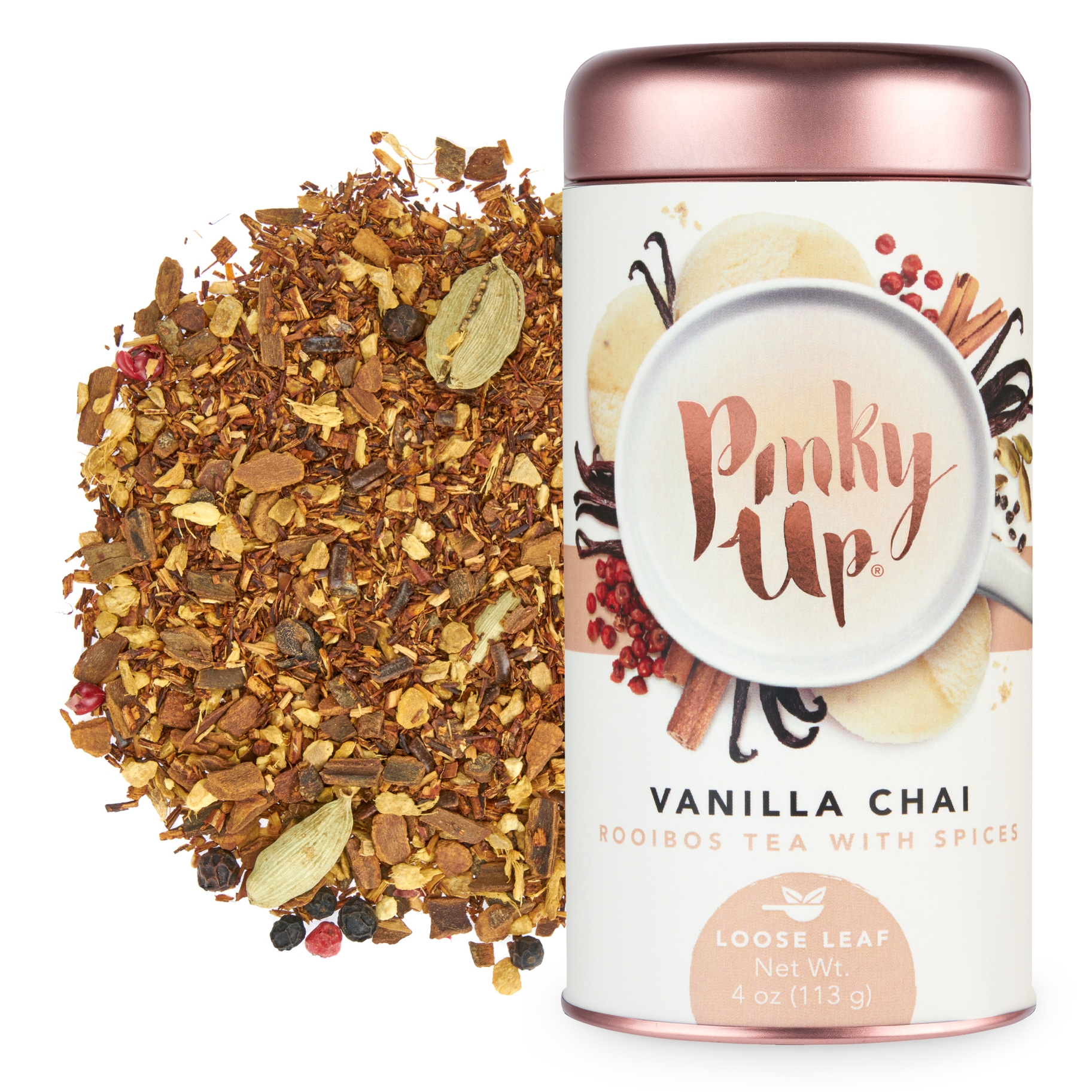Pinky Up - Wholesale Loose Tea - Vanilla Chai Loose Leaf Tea on Faire.com