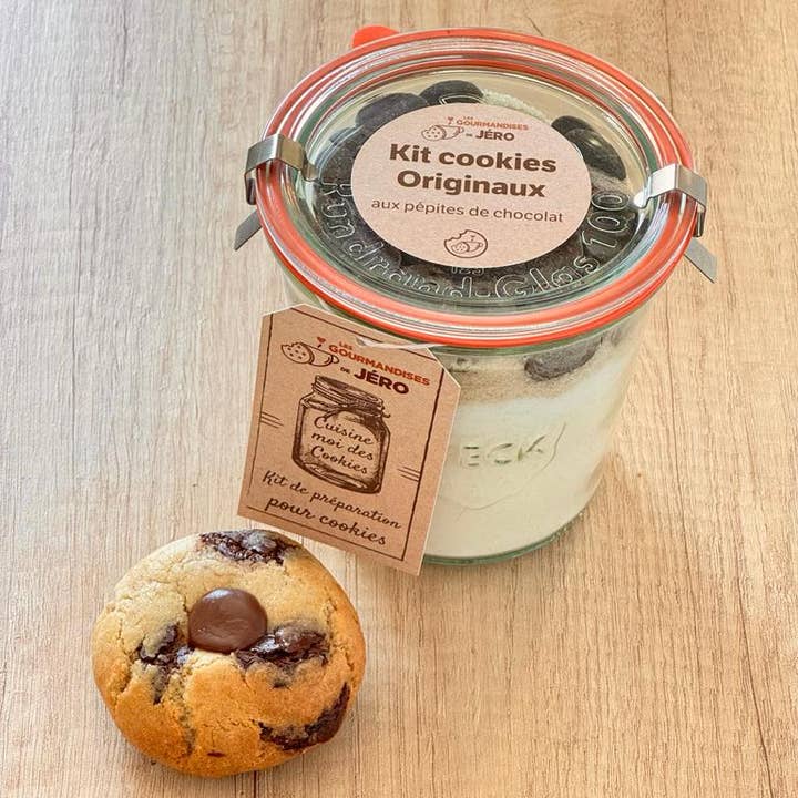 Les Gourmandises de Jéro – Preparado de bolachas por atacado – Kit original para preparo de cookies