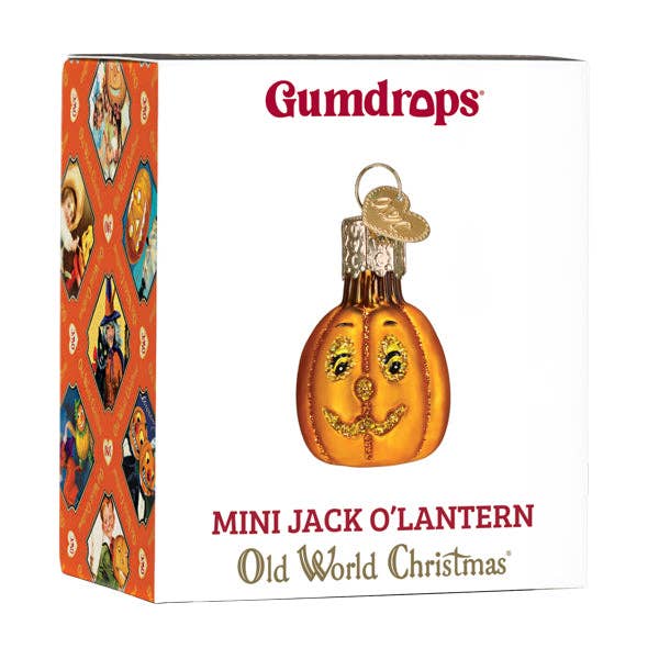 Old World Christmas - Wholesale Ornament - Mini Jack O'Lantern Ornament5