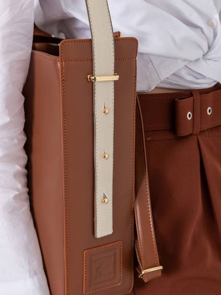 Cosmos | Vegane Shopper-Tasche Hazel Cream für den Großhandel von ESMAY