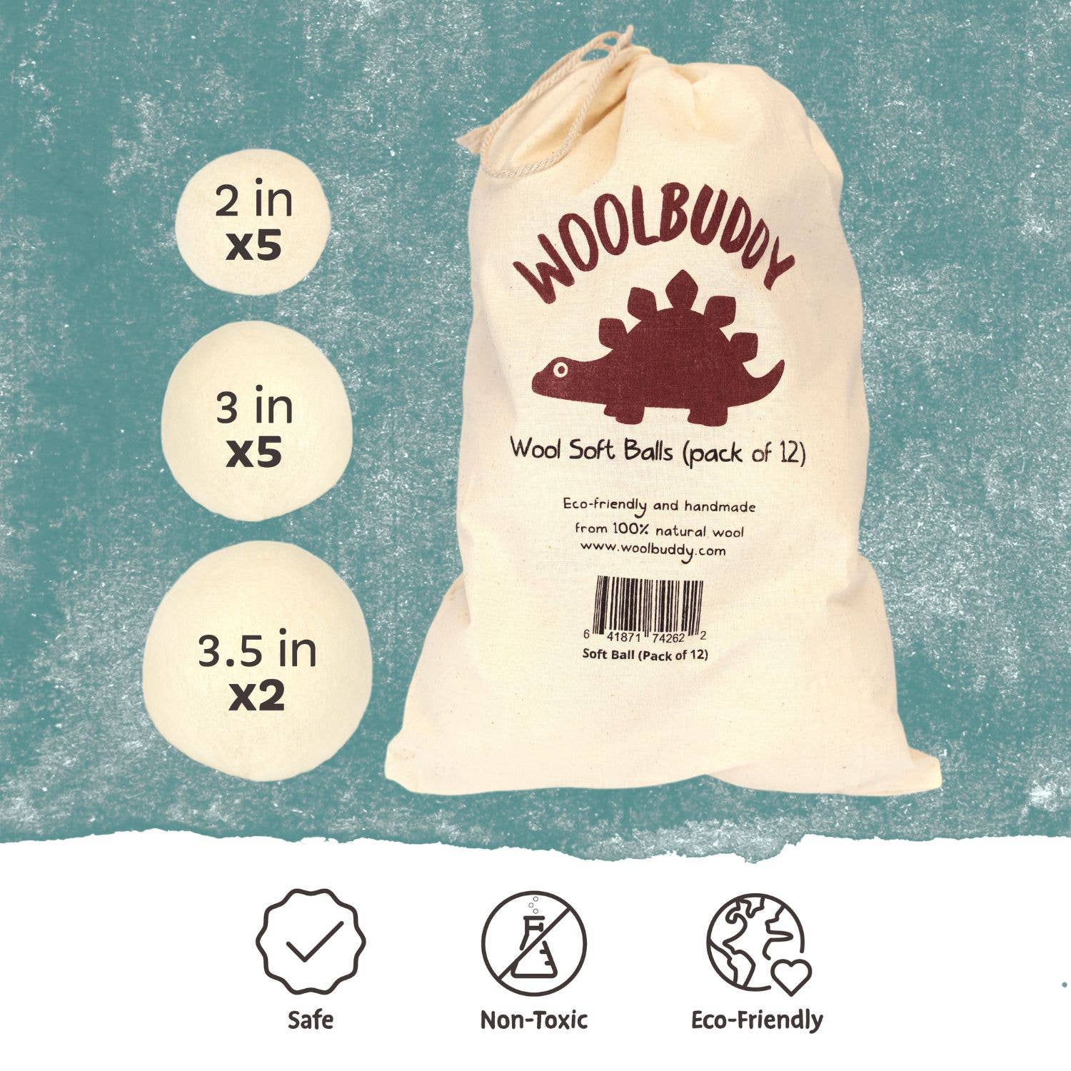 Woolbuddy – wholesale Craft supplies – Soft Wool Felt Balls for Crafting1