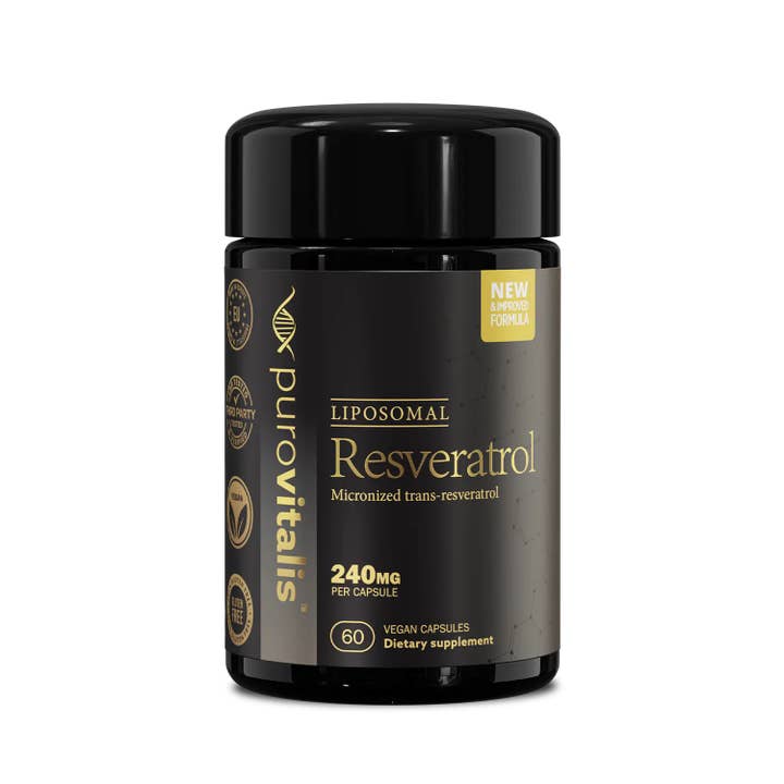 Purovitalis - Wholesale Oral Supplement/Vitamin - Liposomal Resveratrol - 60 caps - 240mg