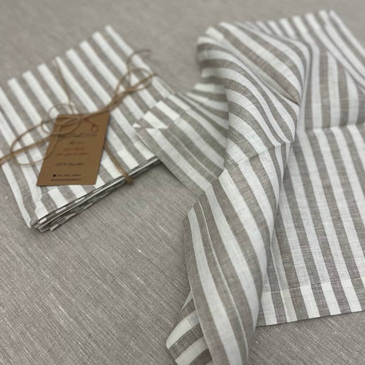 KEY LOOK1916 MILANO - Wholesale Dinner & Cloth Napkin - Linen napkins with frame9