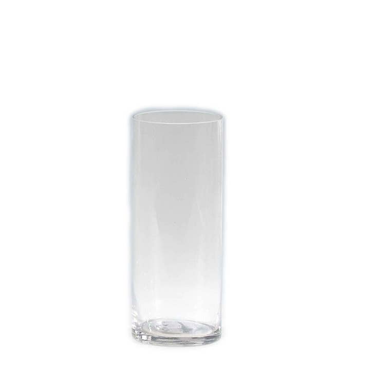 4" Wide Floral Glass Vase - 10" Tall for wholesale by Portofino International Trading, USA