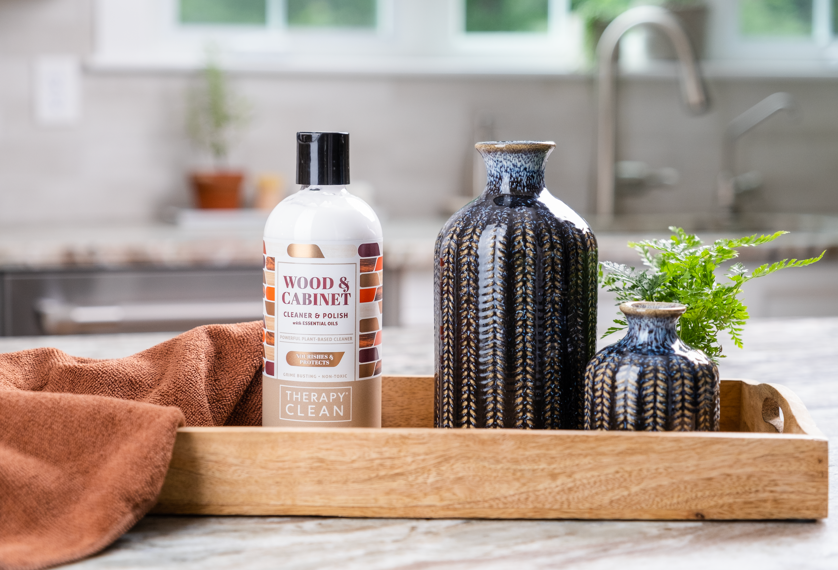 Therapy Clean - Vente Beurre pour le bois - Nettoyant pour bois et armoire 16 oz1