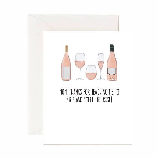 Mom, Thanks For Teaching Me - Greeting Card for wholesale by Jaybee Design