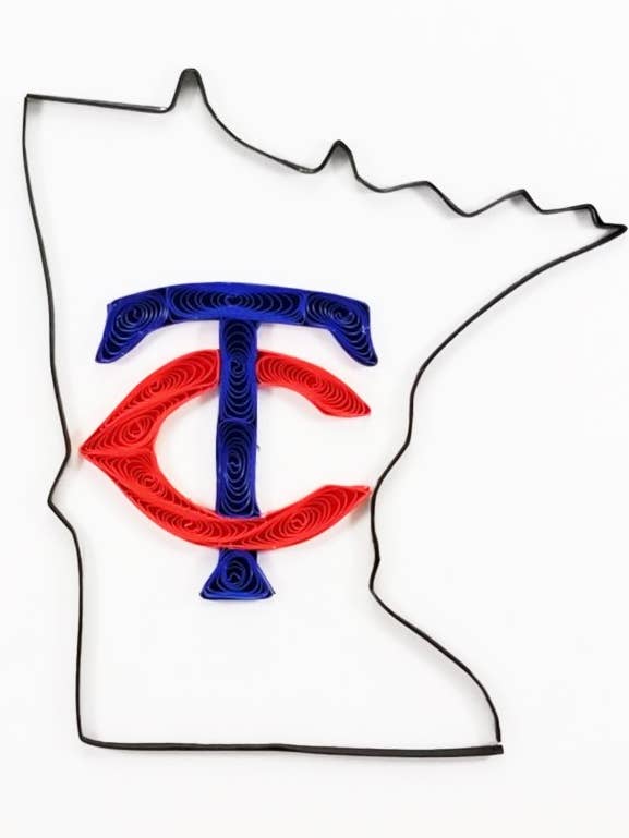 #711 Twin Cities Card for wholesale by Iconic Quilling