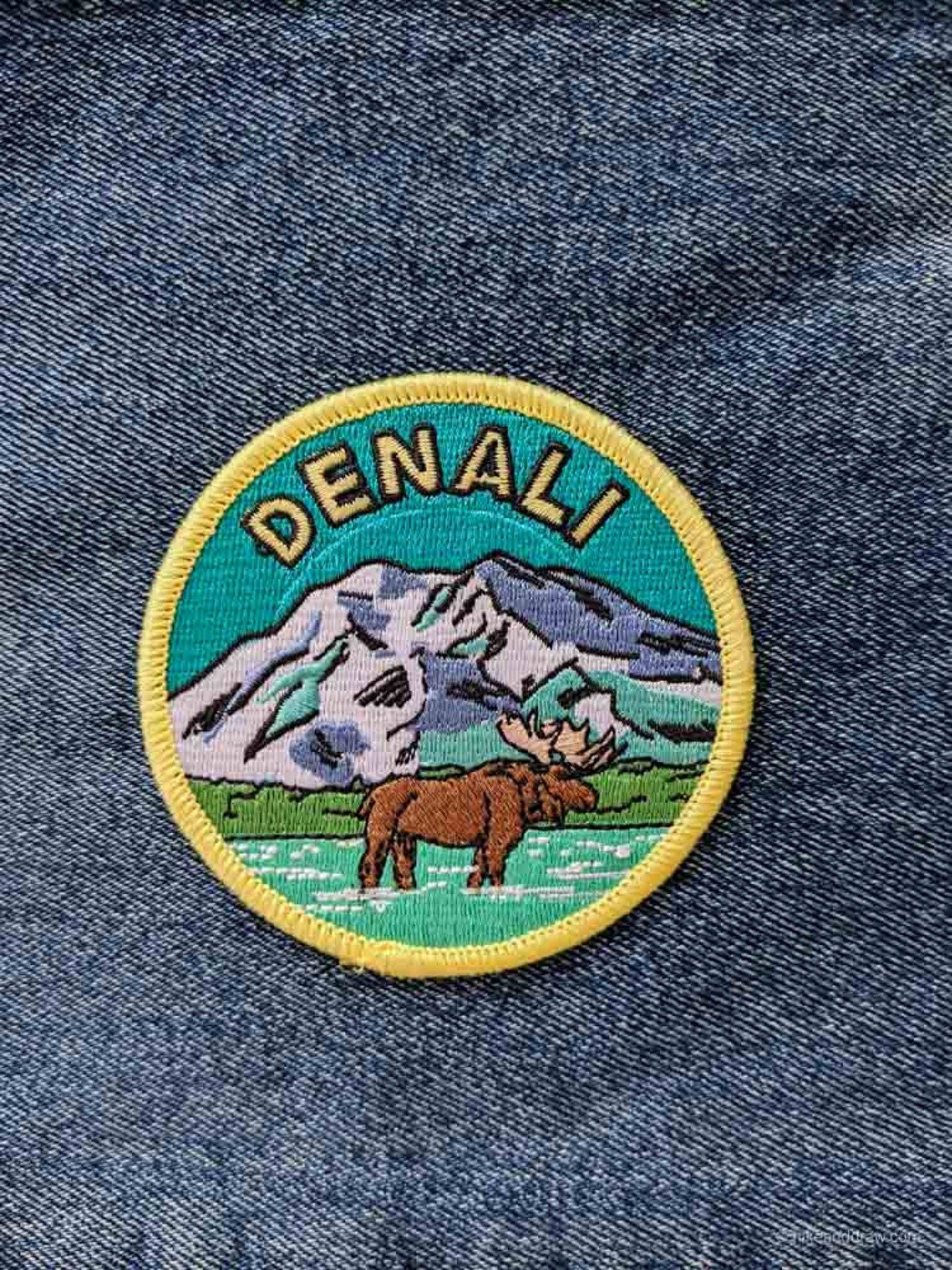 Hike and Draw - Venta al por mayor Parches - Parche Parque Nacional Denali2