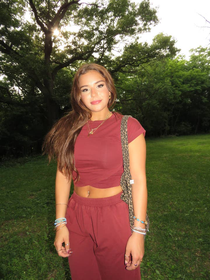 Attire Focus - Wholesale Lounge Set - Women's - Women's Crossover Mineral Washed Two-Piece Set