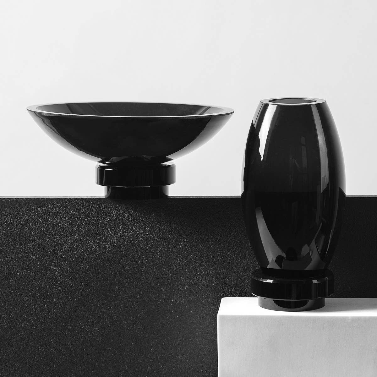 Element Accessories EU – Großhandel Dekorative Platte/Teller/Schüssel – Innovative Designschale aus hochwertigem Glas, RUD1010