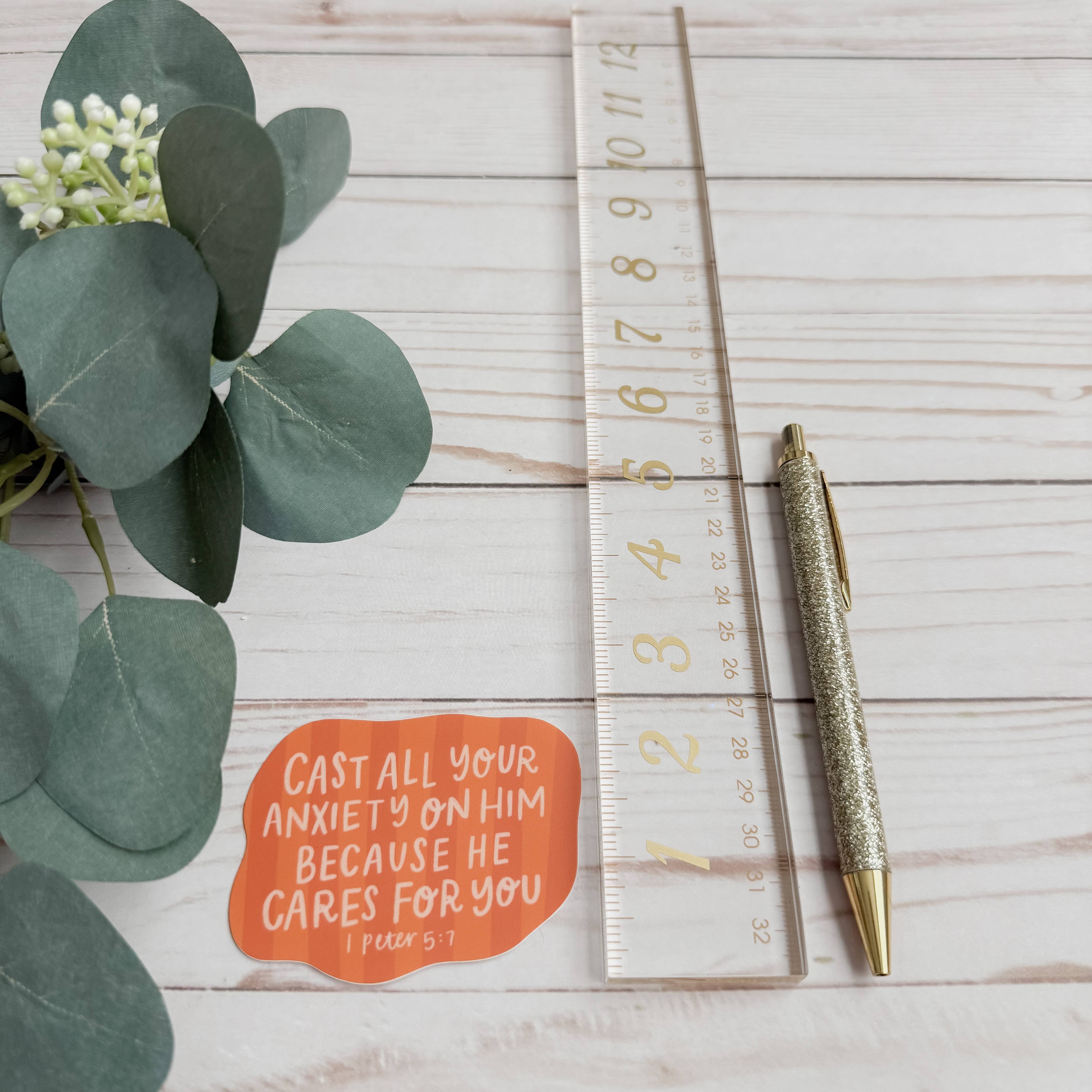 swaygirls - Wholesale Sticker - 1 Peter 5:7 Sticker | Christian stickers about faith, Bible8