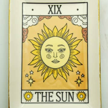 Fantasy Gifts - Wholesale Decorative Tray - The Sun Tarot Card Ceramic Tray0