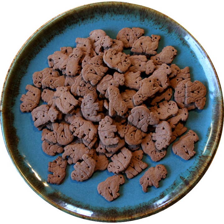 Happy Snacks - Wholesale Crackers - Plant Based Fortified Chocolate Animal Crackers Bag5