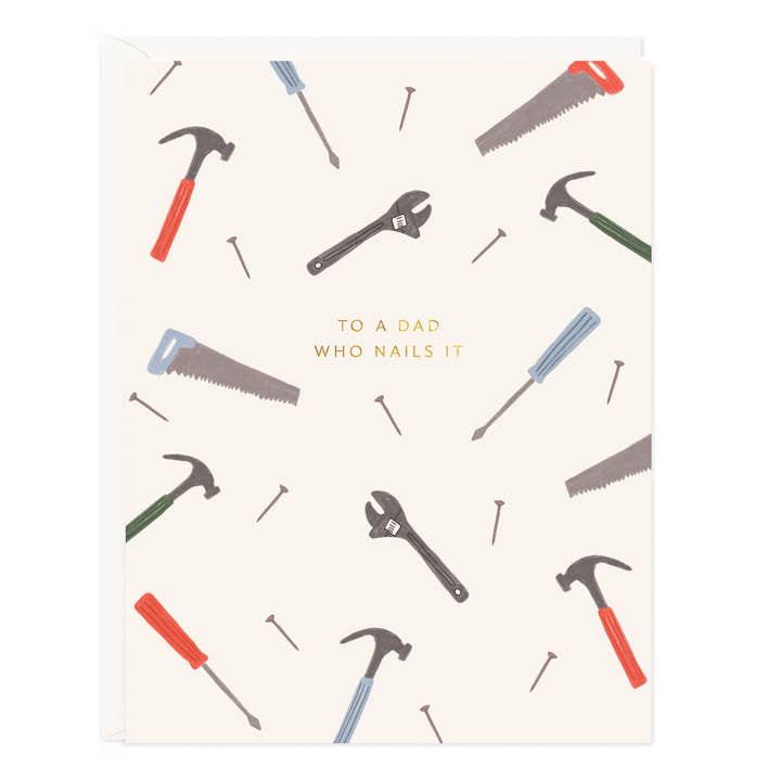 Ramona & Ruth - Wholesale Father's Day Card - Dad Nailed It Card
