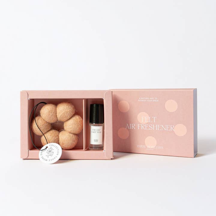 Felt Air Freshener – Honey Clay for wholesale by Three More Days Collection
