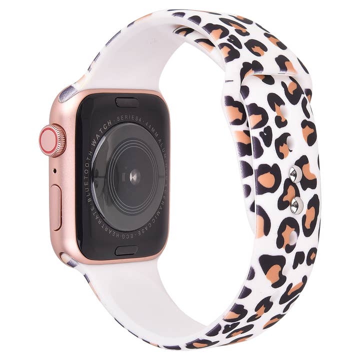 ShopTrendsNow - Wholesale Watch Band/Strap - Women's - Jabari Cheetah  Silicone Printed Bands for Apple Watch
