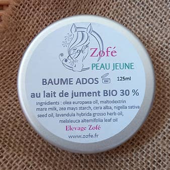 Junghaut-Balsam mit Bio-Stutenmilch für den Großhandel von Zofé cosmétiques
