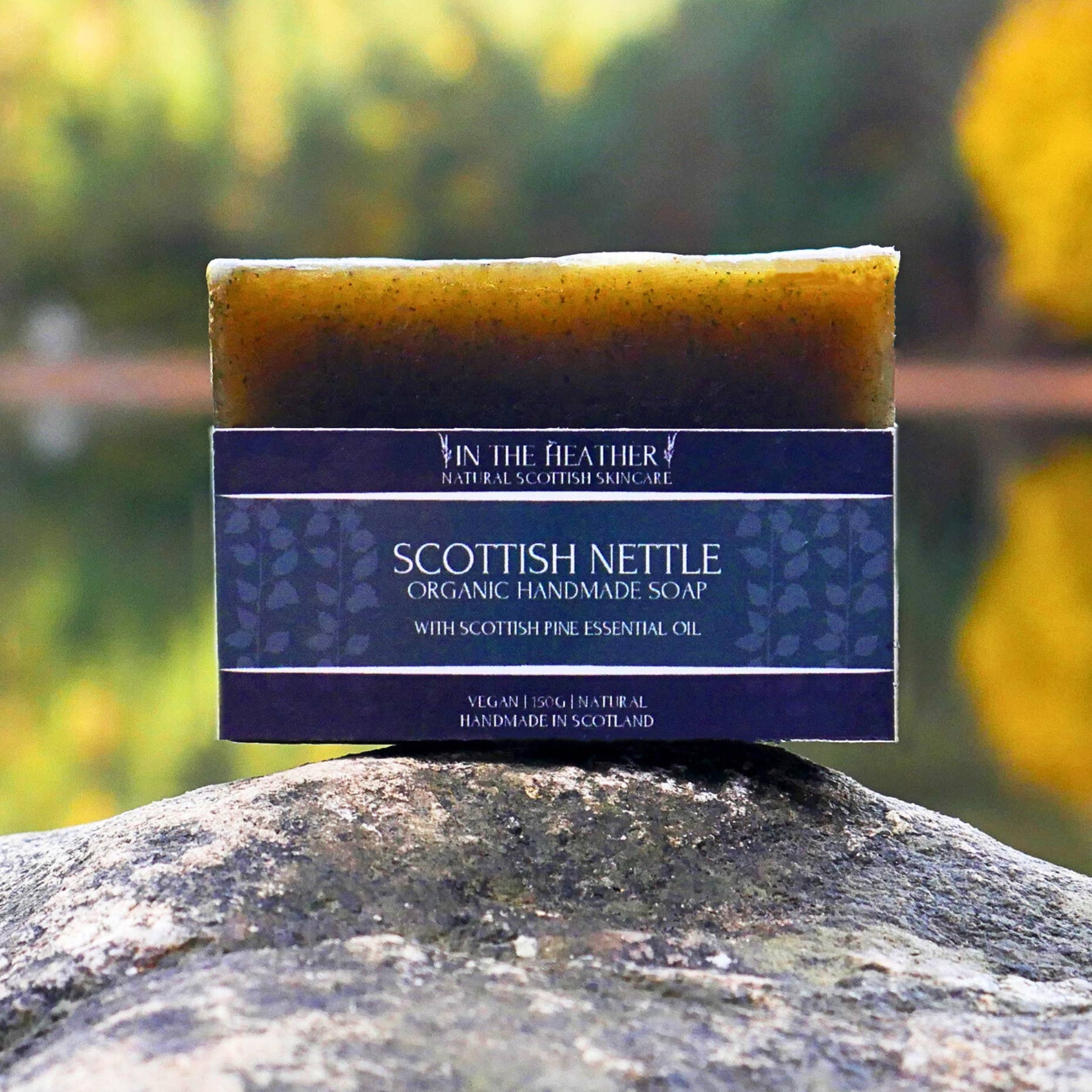 In The Heather – wholesale Bar Soap – Scottish Organic Nettle Bar Soap 150g