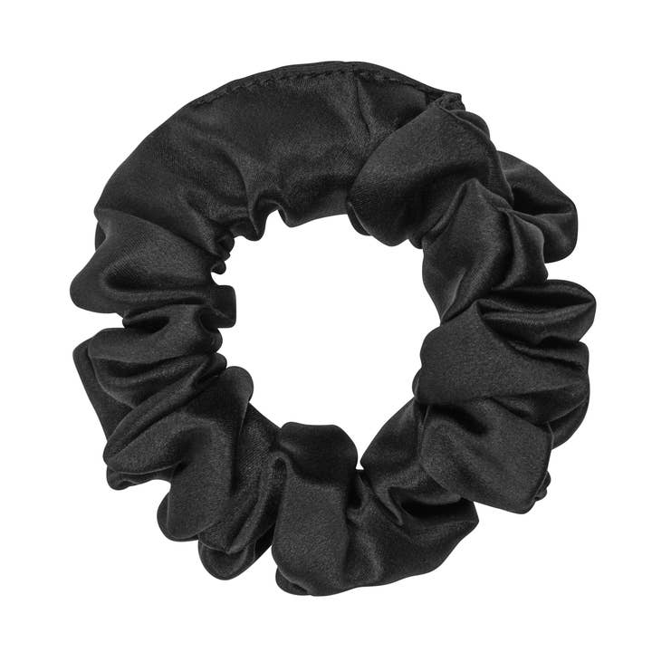 Xuxinha de seda preta DREAMSILK™ por atacado de DREAMSILK