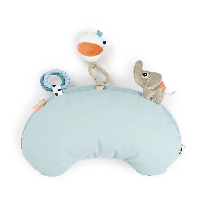 Tummy Time Activity Pillow Playground Blue for wholesale on Faire3