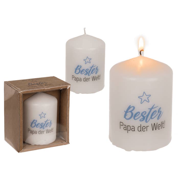 Vela de pilar, Bester Papa der Welt, por atacado de Out of the blue KG