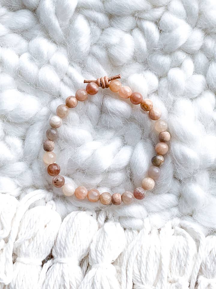 Sunstone Mini Diffuser Bracelet for wholesale by Hello Heather