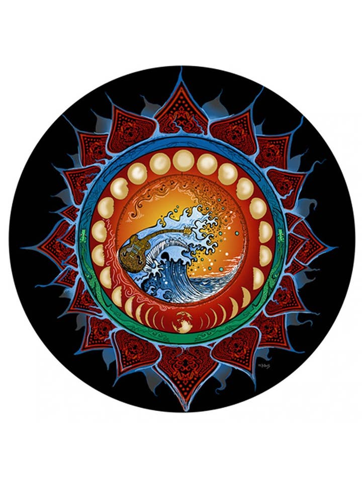 Moon Phases Sticker 4" for wholesale by Sunshine Joy