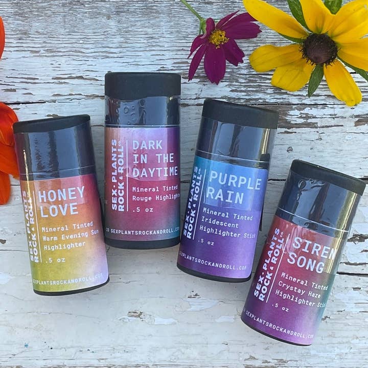 Sex Plants Rock and Roll - Wholesale Makeup Highlighter - Mineral Tinted Organic Highlighter Sticks