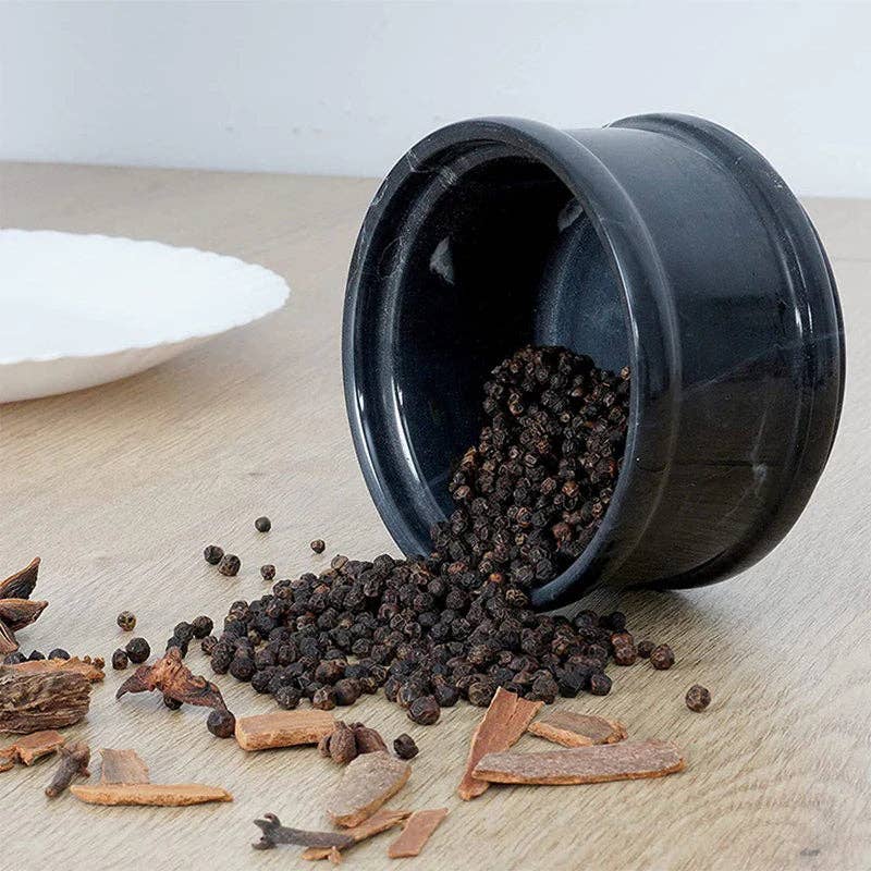 Adorn Marmor - Wholesale Zout-en pepersetje - Handgemaakte marmeren zoutkelder met deksel14