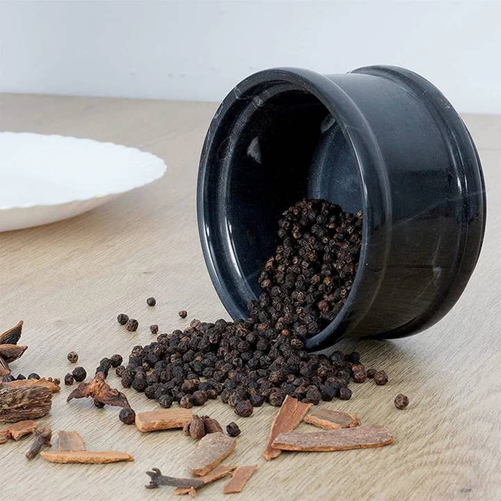 Adorn Marmor - Wholesale Zout-en pepersetje - Handgemaakte marmeren zoutkelder met deksel14