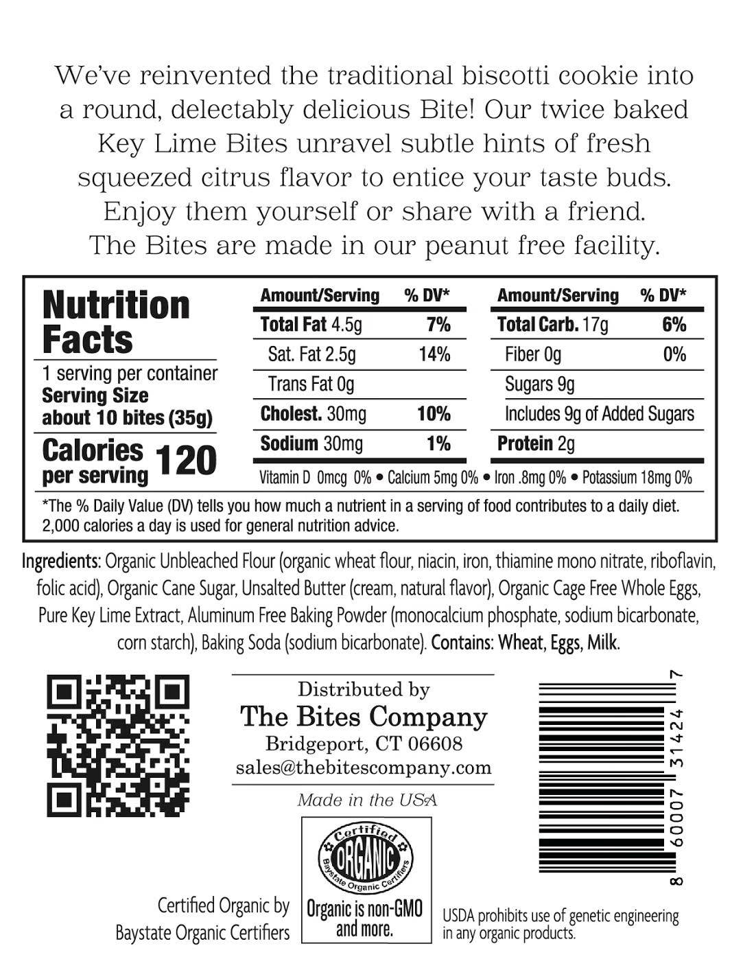The Bites Company - Wholesale Cookie - The Bites To Go! Key Lime Flavor4