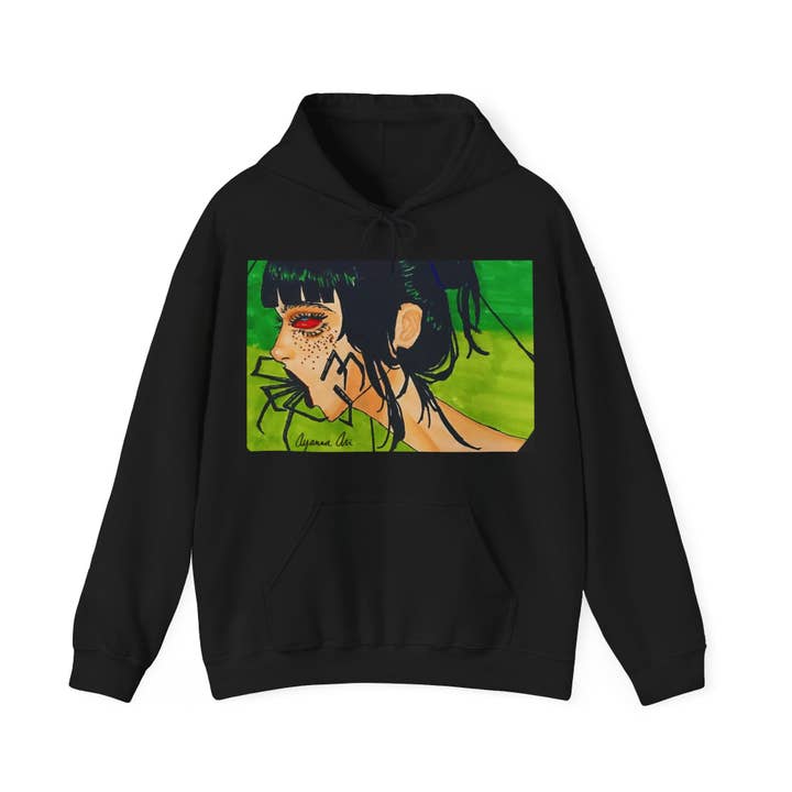 Black Spider Unisex Heavy Blendâ„¢ Hoodie Sweatshirt for wholesale on Faire