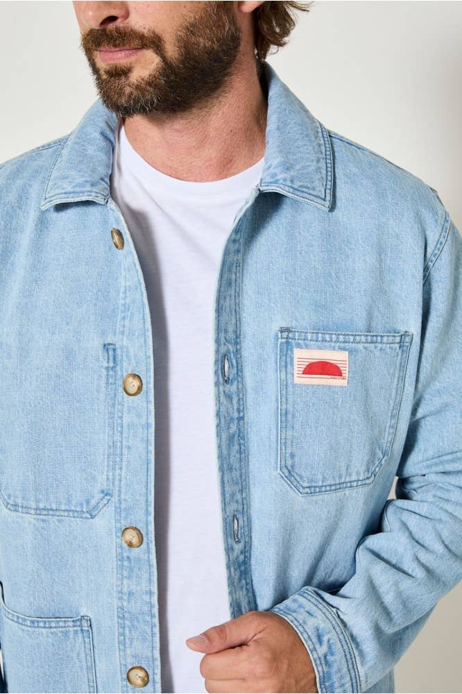 JAQK – wholesale Denim jacket – Men's – Casual Bleach Jacket1